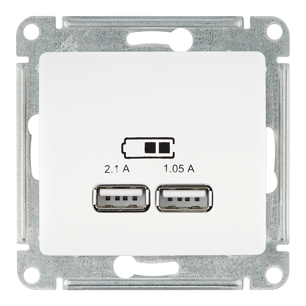 ������ ������ ������� USB Systeme Electric Glossa ������������ ����� 2�USB-A (GSL000133)   ����
