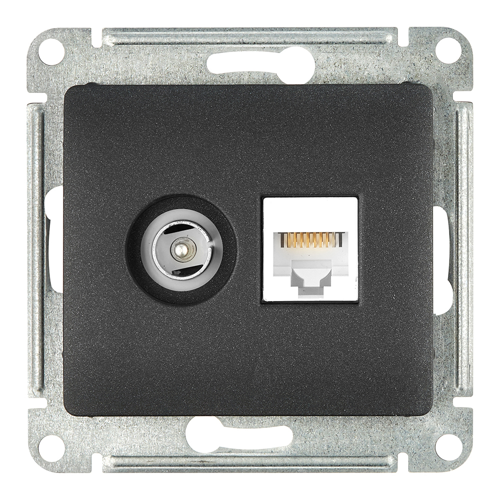 ������ ������ ������� �������������/ ������������ Systeme Electric Glossa ������������ �������� TV/ RJ45 (GSL000789)   ����