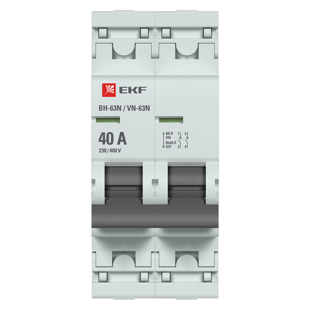 ������ ������ ����������� �������� EKF PROxima ��-63N 2� 40� 230 � �� DIN-����� (S63240)   ����