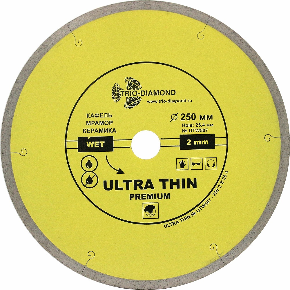 ������ ������ ���� �������� �� ������������� Trio-Diamond Hot Pres 250x25,4x1,7 �� �������� ������ ��� (UTW507)   ����