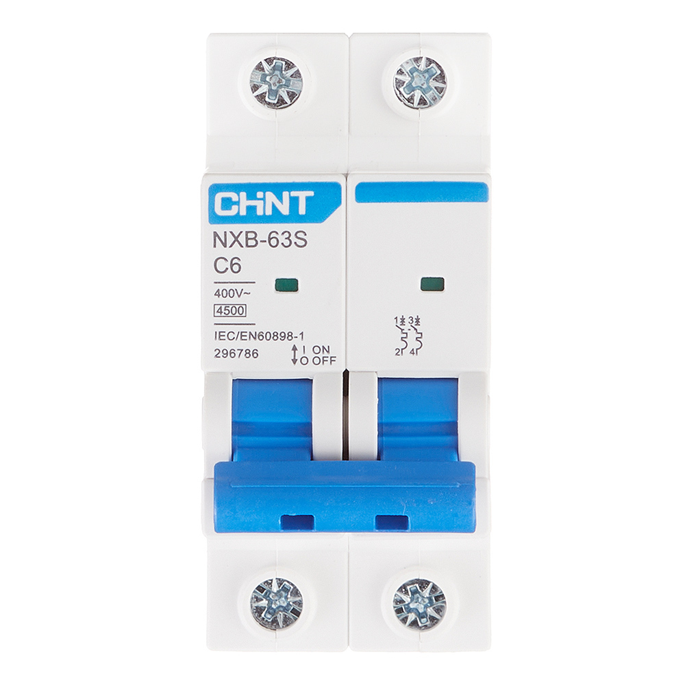 ������ ������ �������������� ����������� ��������� Chint NXB-63S 2P 6� ��� C 4,5 �� 400 � (296786)   ����