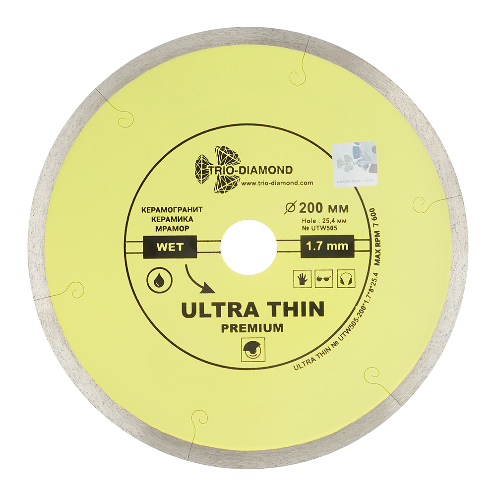 ������ ������ ���� �������� �� ������������� Trio-Diamond Hot Pres 200x25,4x1,7 �� �������� ������ ��� (UTW505)   ����