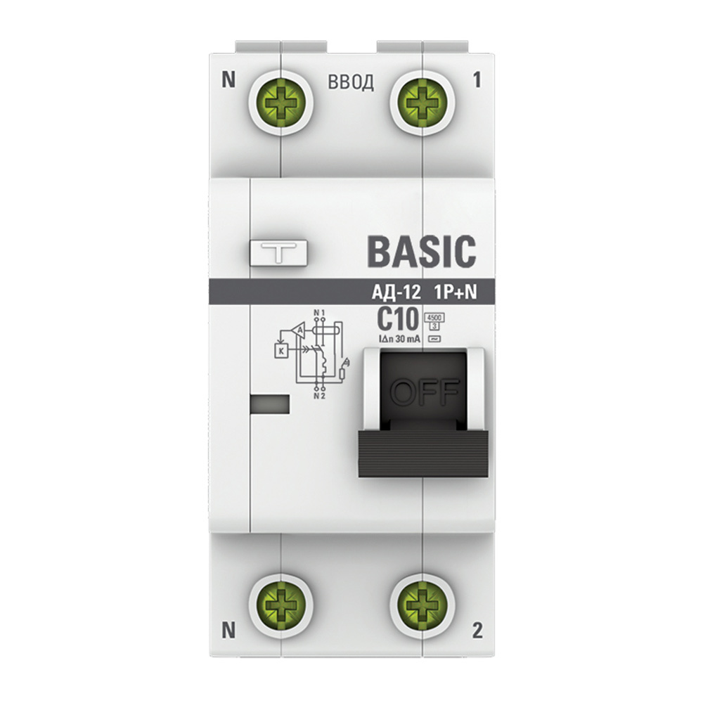 ������ ������ ������� ���������������� EKF Basic ��-12 10� 1P+N ��� AC 30 �� 4,5 �� (DA12-10-30-bas)   ����