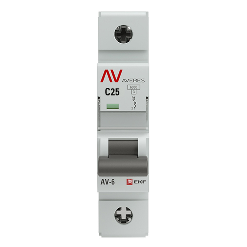 ������ ������ �������������� ����������� ��������� EKF Averes AV-6 1� 25� ��� C 6 �� 230 � (mcb6-1-25C-av)   ����