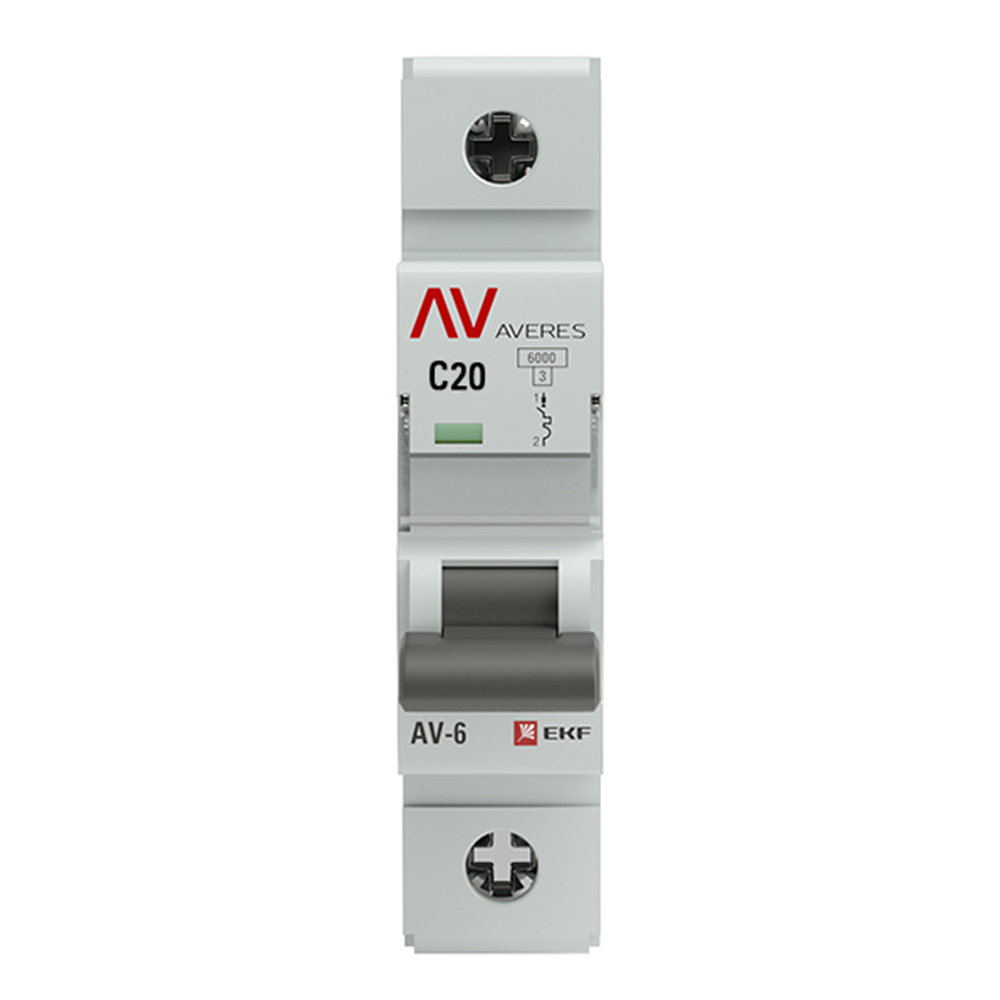 ������ ������ �������������� ����������� ��������� EKF Averes AV-6 1� 20� ��� C 6 �� 230 � (mcb6-1-20C-av)   ����