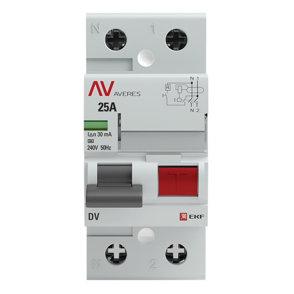 ������ ������ ��� EKF Averes DV 25� 1P+N ��� A 30 �� 10 �� (rccb-2-25-30-a-av)   ����