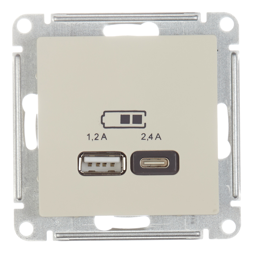 ������ ������ ������� USB Systeme Electric AtlasDesign ������������ ������� USB-A/ Type-C (ATN000239)   ����
