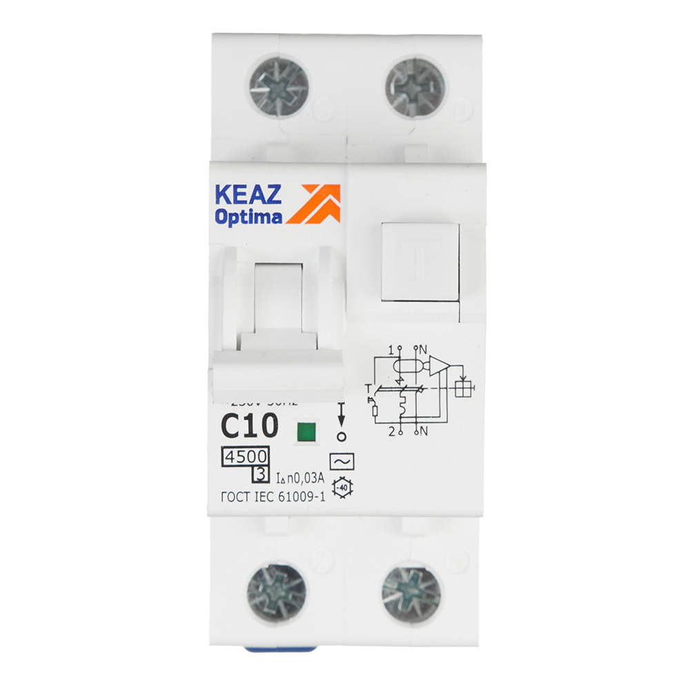 ������ ������ ������� ���������������� ���� OptiDin D63 10� 1P+N ��� AC 30 �� 4,5 �� (328097)   ����