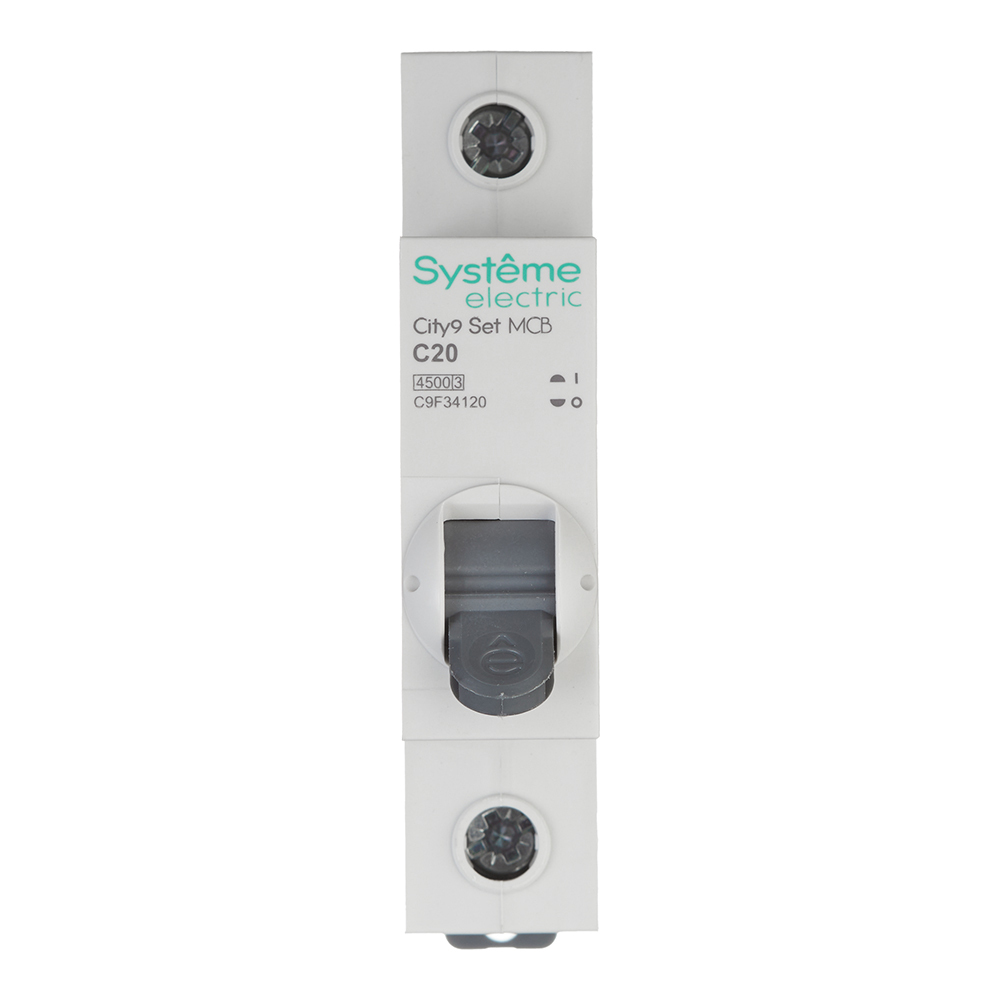 ������ ������ �������������� ����������� ��������� Systeme Electric City9 Set 1P 20� ��� C 4,5 �� 230 � (C9F34120)   ����