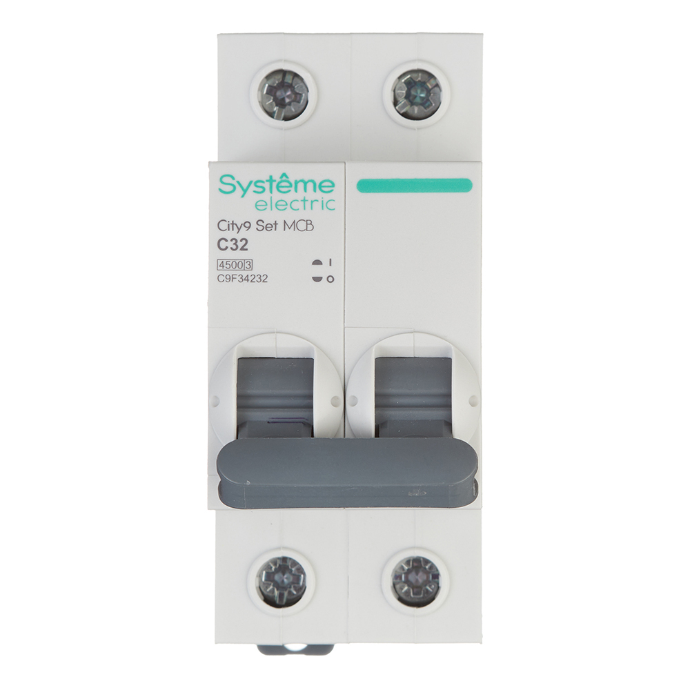 ������ ������ �������������� ����������� ��������� Systeme Electric City9 Set 2P 32� ��� C 4,5 �� 230 � (C9F34232)   ����