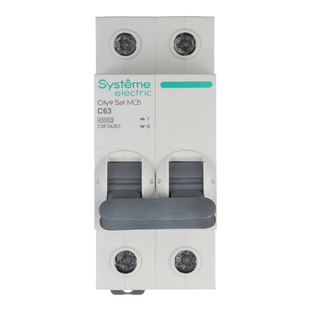������ ������ �������������� ����������� ��������� Systeme Electric City9 Set 2P 63� ��� C 4,5 �� 230 � (C9F34263)   ����