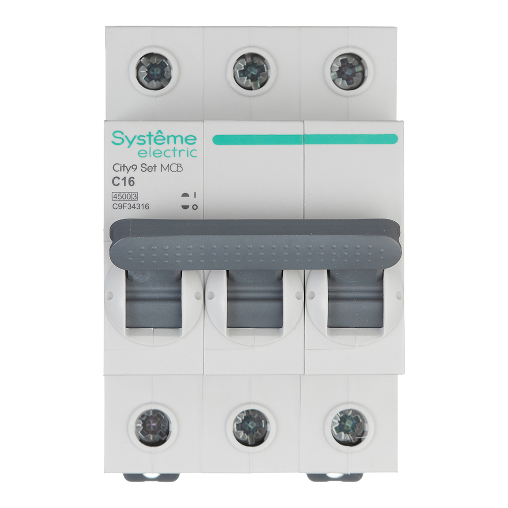 ������ ������ �������������� ����������� ��������� Systeme Electric City9 Set 3P 16� ��� C 4,5 �� 230 � (C9F34316)   ����