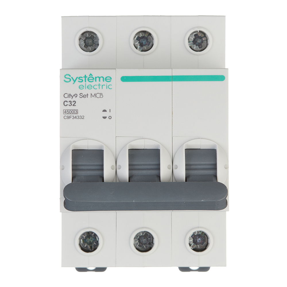 ������ ������ �������������� ����������� ��������� Systeme Electric City9 Set 3P 32� ��� C 4,5 �� 400 � (C9F34332)   ����