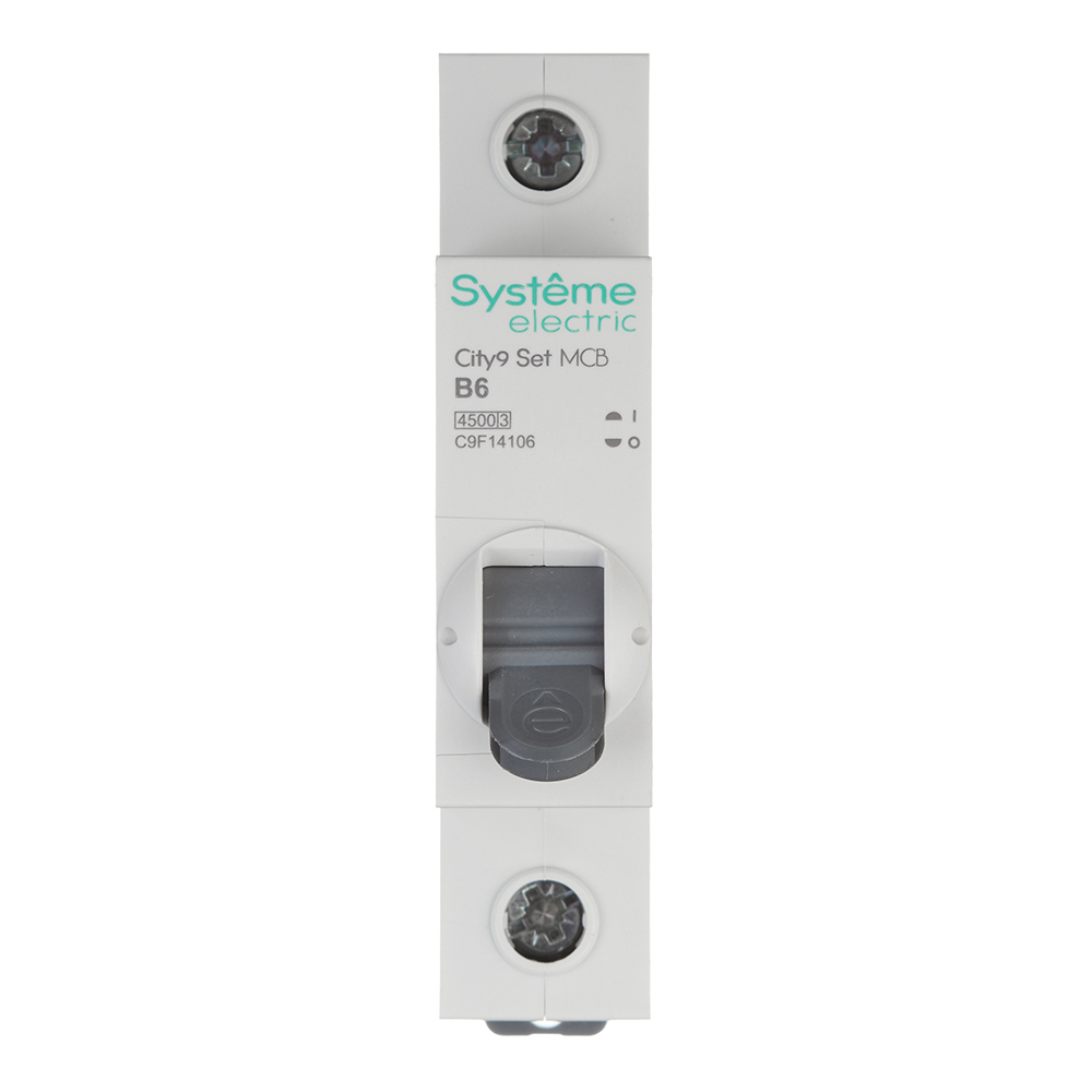 ������ ������ �������������� ����������� ��������� Systeme Electric City9 Set 1P 6� ��� B 4,5 �� 230 � (C9F14106)   ����