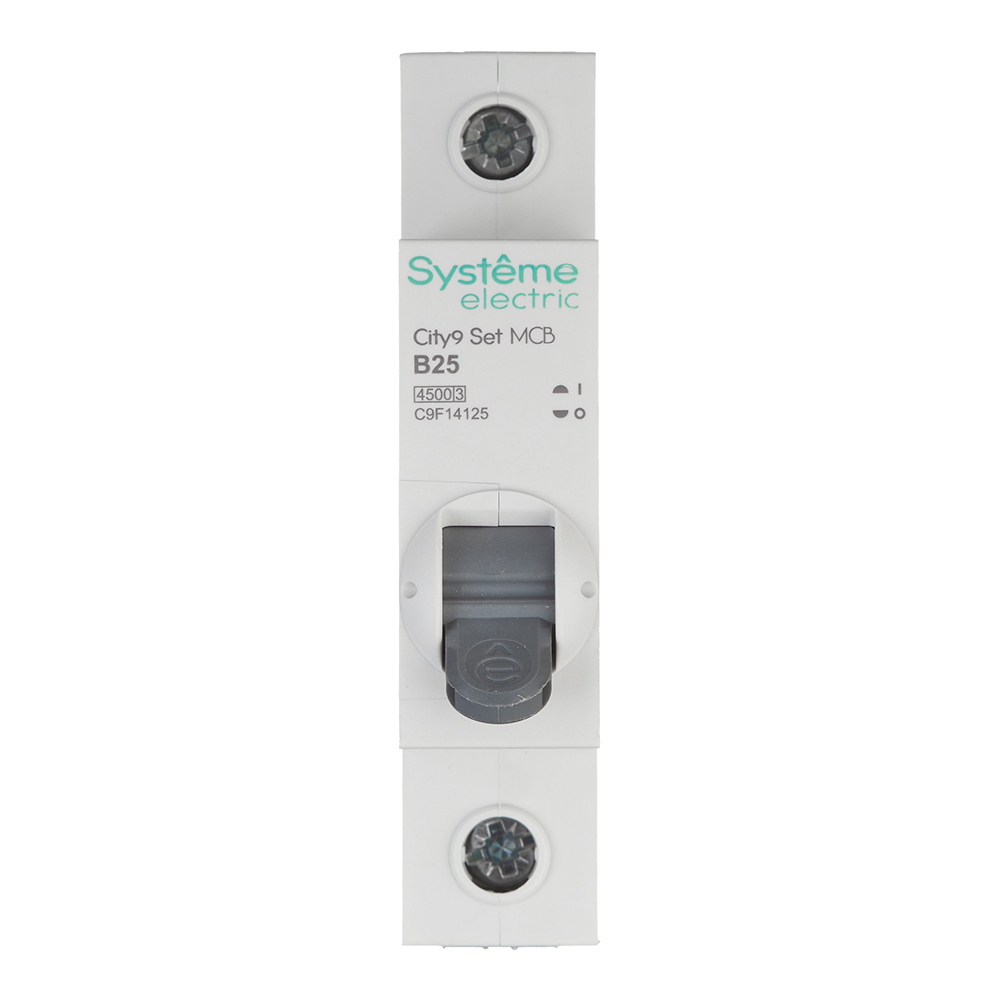 ������ ������ �������������� ����������� ��������� Systeme Electric City9 Set 1P 25� ��� B 4,5 �� 230 � (C9F14125)   ����
