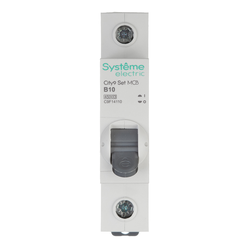 ������ ������ �������������� ����������� ��������� Systeme Electric City9 Set 1P 10� ��� B 4,5 �� 230 � (C9F14110)   ����