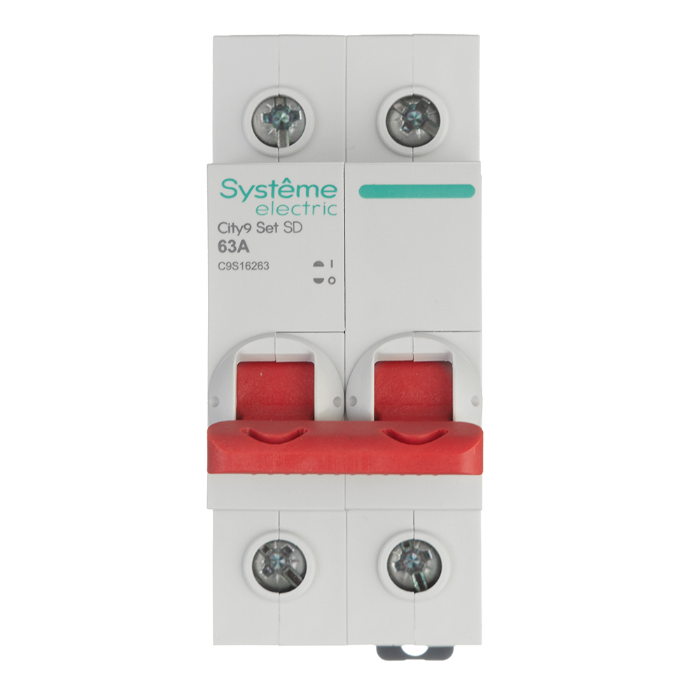 ������ ������ ����������� �������� Systeme Electric City9 Set 2P 63� 230 � �� DIN-����� (C9S16263)   ����