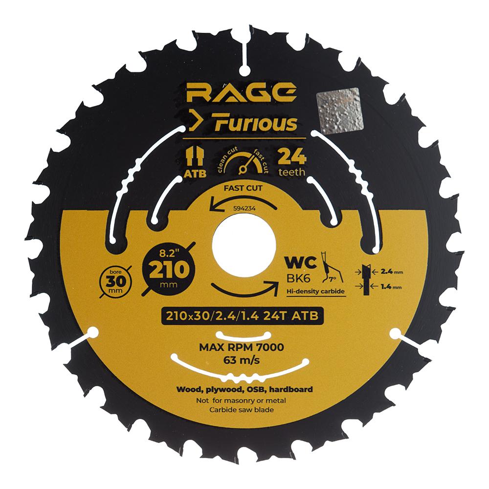 ������ ������ ���� ������� �� ������ Rage Furious Fast cut 210�30 �� 24 ���� (594234)   ����