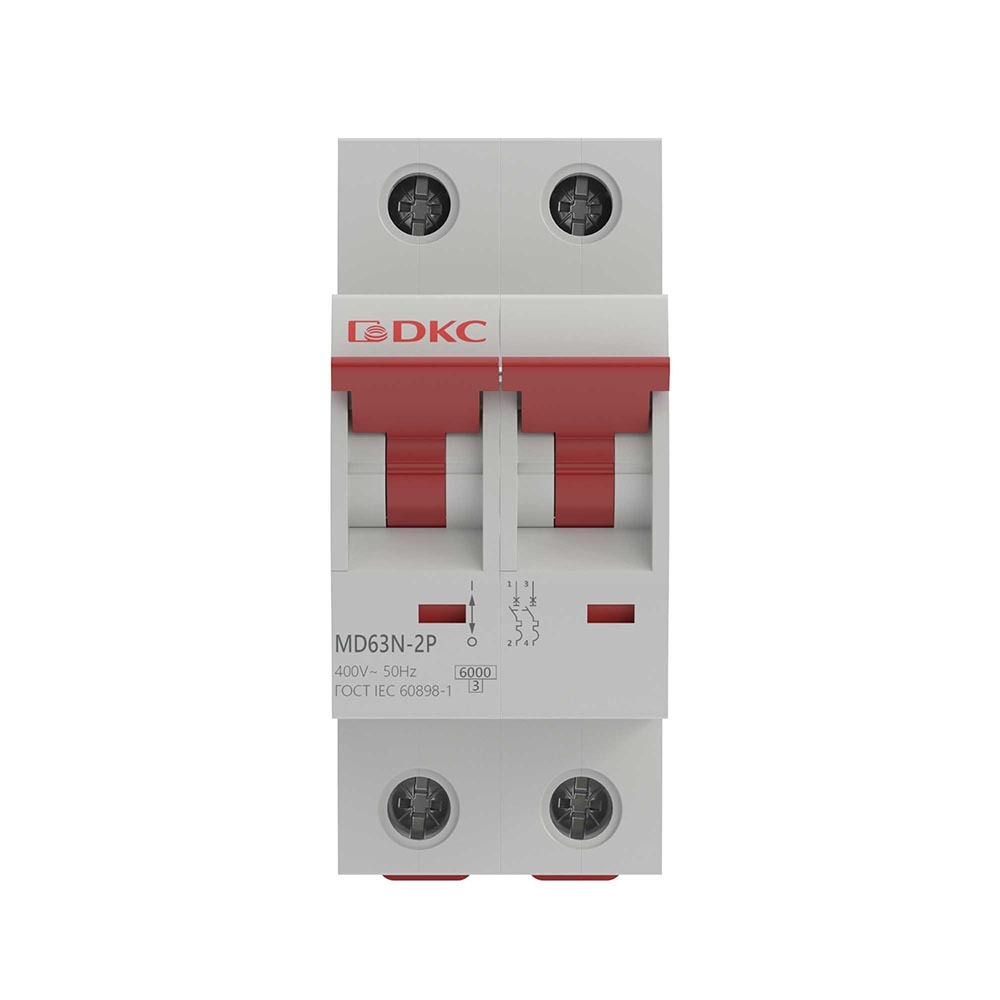 ������ ������ �������������� ����������� ��������� DKC Yon Max MD63N 2P 25� ��� C 6 �� 400 � (MD63N-2PC25)   ����