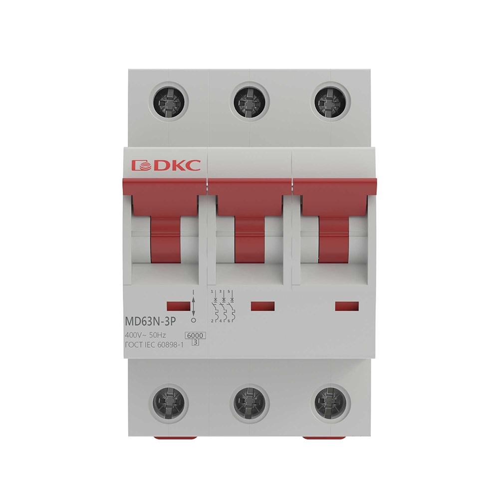 ������ ������ �������������� ����������� ��������� DKC Yon Max MD63N 3P 50� ��� C 6 �� 400 � (MD63N-3PC50)   ����