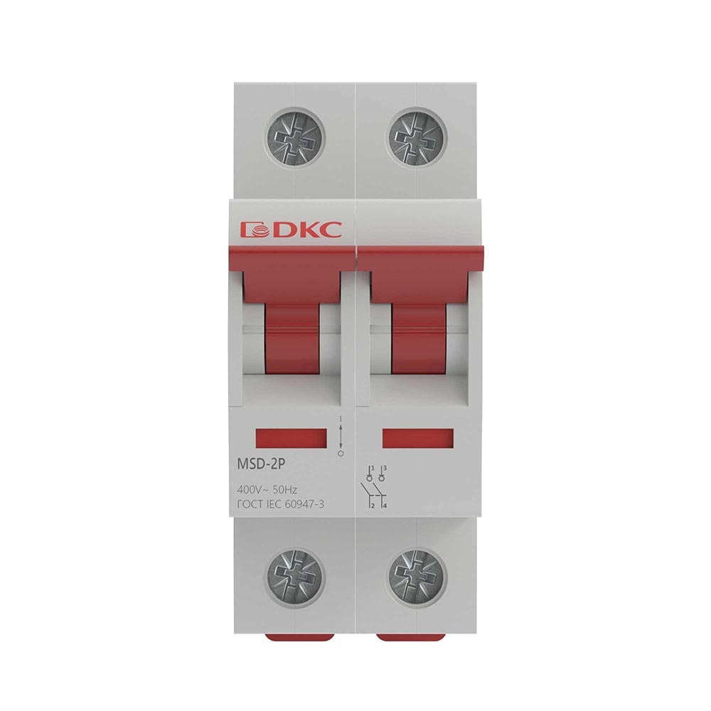 ������ ������ ����������� �������� DKC Yon Max MSD 2P 40� 400 � �� DIN-����� ��������� (MSD-2P40)   ����