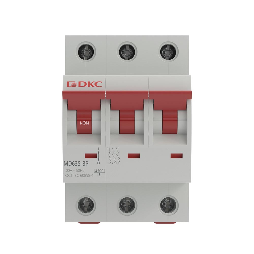 ������ ������ �������������� ����������� ��������� DKC Yon Max MD63S 3P 32� ��� C 4,5 �� 400 � (MD63S-3PC32)   ����