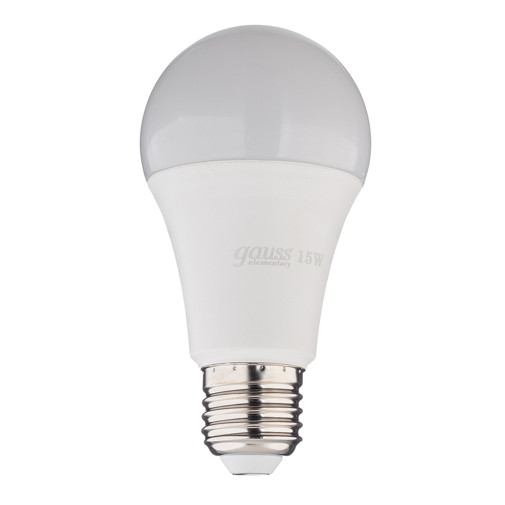 ������ ������ ����� ������������ Gauss E27 4100� 15 �� 1450 �� 180-240 � ����� A60 �������   ����