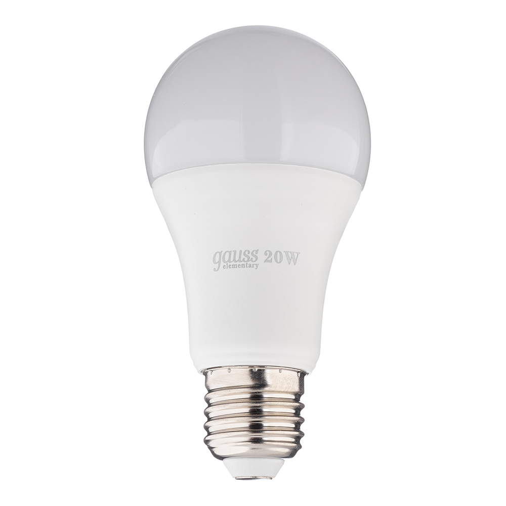 ������ ������ ����� ������������ Gauss E27 6500� 20 �� 1750 �� 180-240 � ����� A60 �������   ����