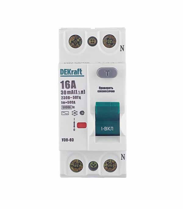 ������ ������ ��� Dekraft ���-03 16� 1P+N ��� AC 30 �� 6 �� (14053DEK)   ����