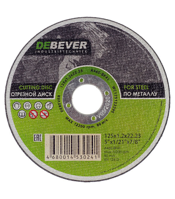 ������ ������ ���� �������� �� ������� Debever 125�22,2�1,2 �� (WC12512229S/30241)   ����