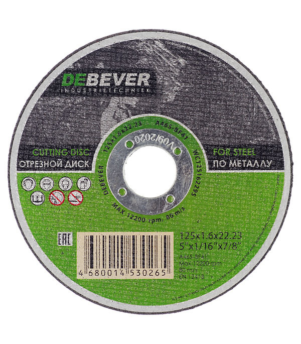 ������ ������ ���� �������� �� ������� Debever 125�22,2�1,6 �� (WC12516229S/30265)   ����
