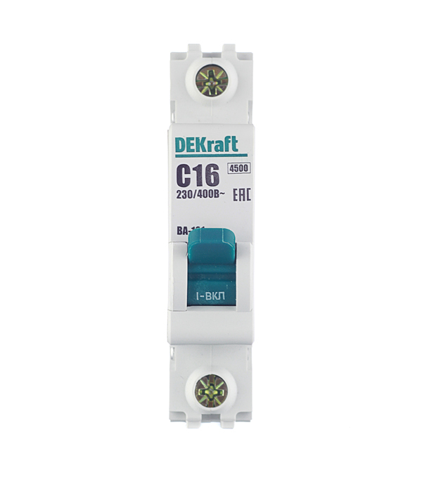 ������ ������ �������������� ����������� ��������� Dekraft BA-101 1P 16� ��� C 4,5 �� 230/400 � (11054DEK)   ����