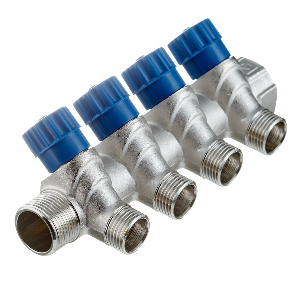������ ������ ��������� Valtec 3/4 ��(�) � 4 ������ 1/2 ��(�) � 3/4 ��(�) ������������ (VTc.560.N.0504)   ����