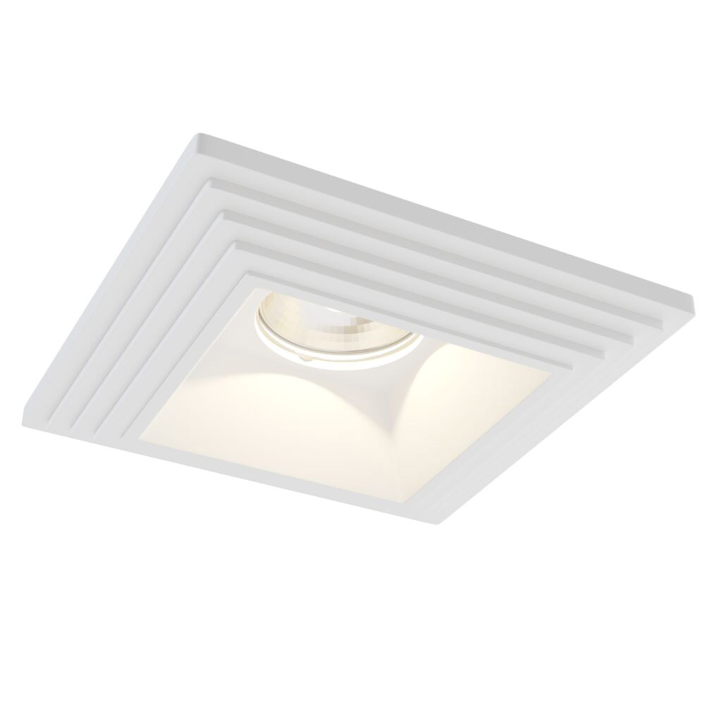 ������ ������ ���������� ������������ GU10 ����� 35 �� IP20 Maytoni Gyps Modern ��� (DL005-1-01-W)   ����