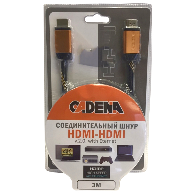 ������ ������ ������ HDMI-HDMI 2.0 CADENA 3,0� ����.   ����