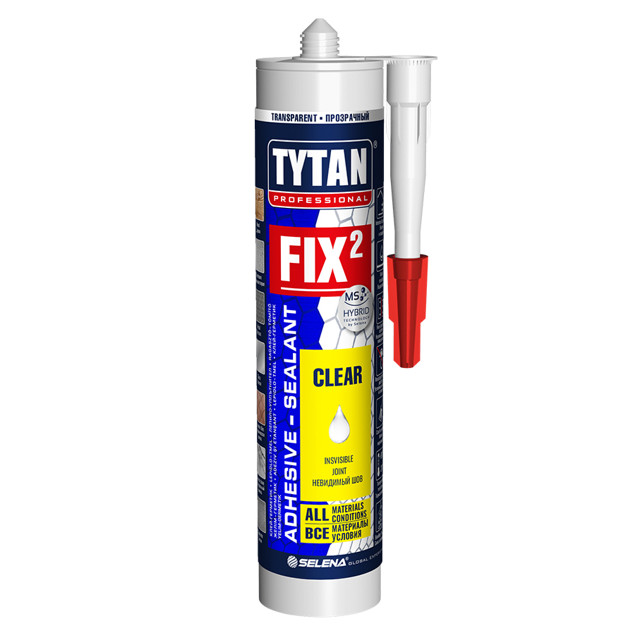 ������ ������ ����-�������� ��������� TYTAN Professional  Fix2 Clear 290�� ����������, ���.73914   ����
