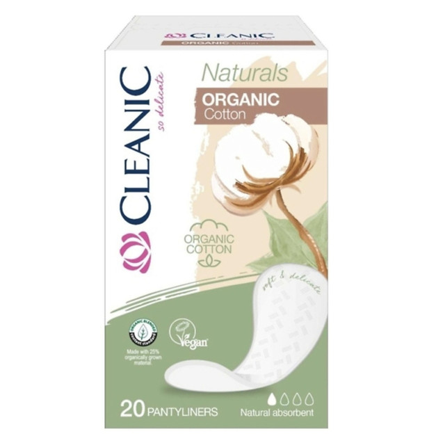 ������ ������ ��������� CLEANIC Naturals Organic Cotton 20��   ����