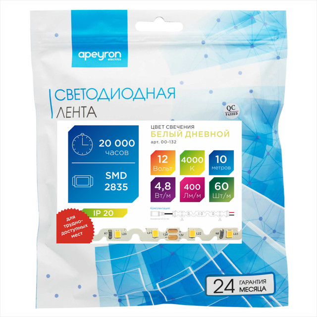 ������ ������ ����� ������������ APEYRON 12� 48�� 2835 60�/� IP20 10� 400��/� �������   ����