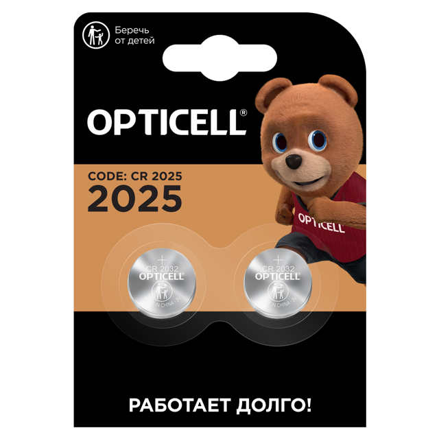������ ������ ��������� OPTICELL 3� �������� CR2025 2��   ����