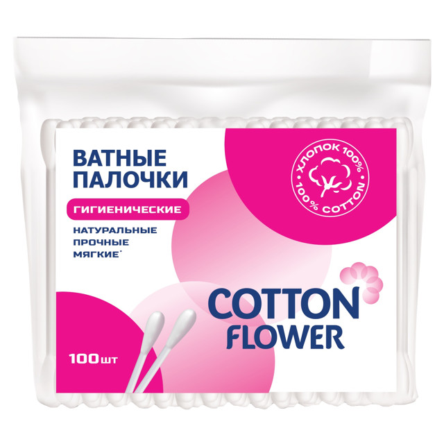 ������ ������ ������� ������������� COTTON FLOWER 100�� ����������   ����