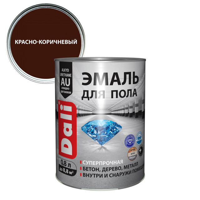 ������ ������ ����� �������-���������� DALI ��� ���� 0,8� RAL3009 ������-����������, ���.12304   ����