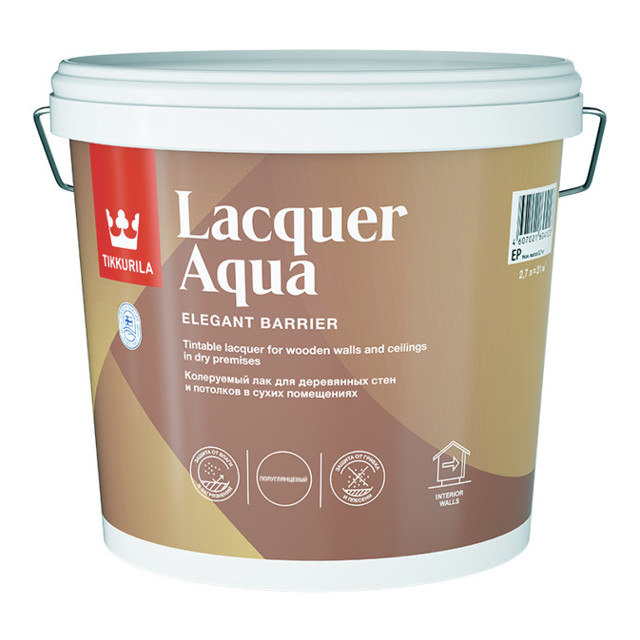 ������ ������ ��� ��������� TIKKIVALA Lacquer Aqua ����������� ������������� 2,7�, ���.700001140   ����
