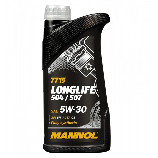 ������ ������ ����� �������� MANNOL Longlife 504/507 5W-30 1�   ����