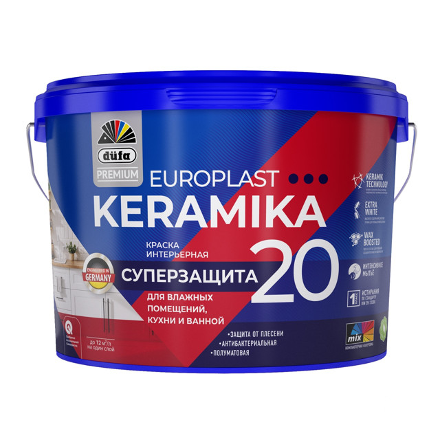������ ������ ������ �/� DUFA Premium EuroPlast Keramika 20 ���� 1 ��� ���� � �������� 2,5� �����, ���.��00-006971   ����