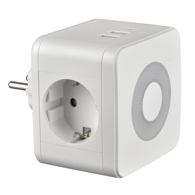 ������ ������ ������������ UNIEL S-GES2-16SBUC 2 ������, 2 USB, � �����������, �����   ����