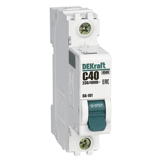 ������ ������ ����������� �������������� DEKRAFT 40� 1P � 4,5��   ����