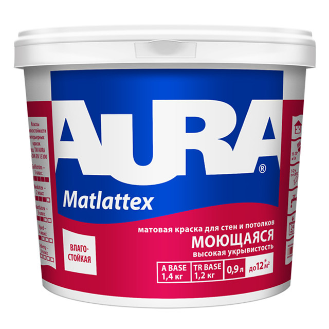 ������ ������ ������ �/� AURA Mattlatex �������� 0,9� �����, ���.4607003919917   ����