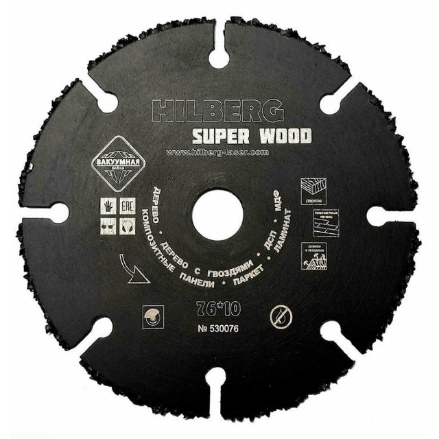������ ������ ���� ������ ������������ HILBERG Super Wood 76�10�1,8�� ����������   ����