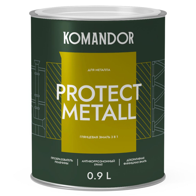 ������ ������ �����-����� �� ������� KOMANDOR Protect Metall ���� � 0,9 � ��������� �����, ���.S1312001001   ����