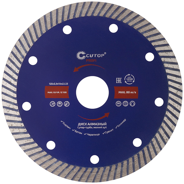 ������ ������ ���� �������� CUTOP 125x2,3x22,2�� ��������   ����